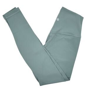 Lululemon Align Leggings Women's Size 4 Green Mid Rise 28" Inseam Ankle LW5CZ4S